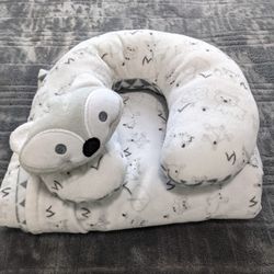 Fox Baby Neck Pillow And Blanket 