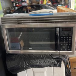 Kenmore Quick Touch Range hood Microwave