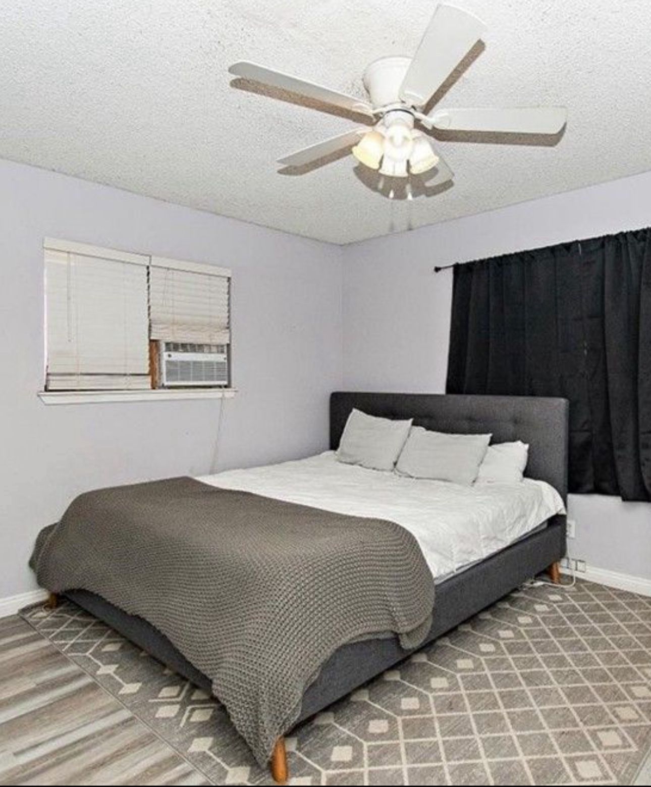 King Size Bed Frame W/Headboard