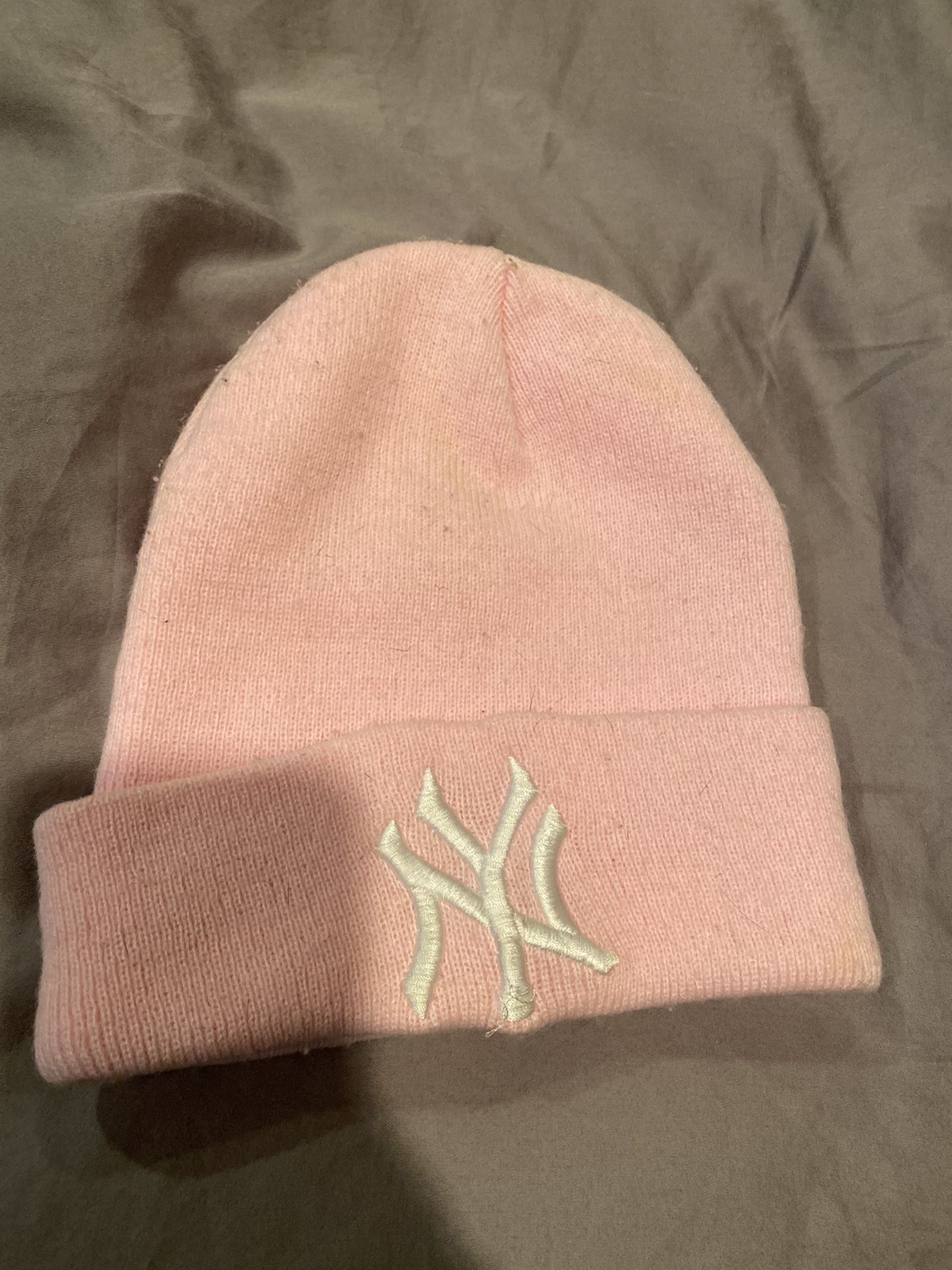 Ny yankees pink wool hat