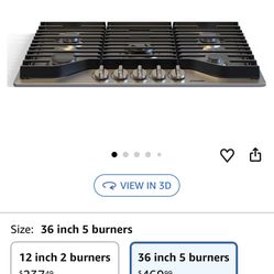 The stove is new in the box, it was never opened