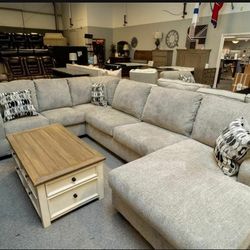 Ballinasloe Platinum Sectional /couch 1239