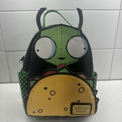 LOUNGEFLY - Invader Zim Gir Taco - Mini Backpack - RARE HTF Nickelodeon