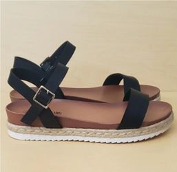 Dream Pairs Low Wedge Espadrille Sandals | Women's Size 8.5