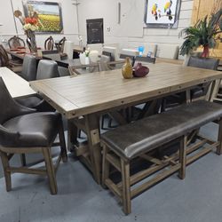 Dining Table Set Same Day Delivery No Money Down No Credit Need 0% Interest 