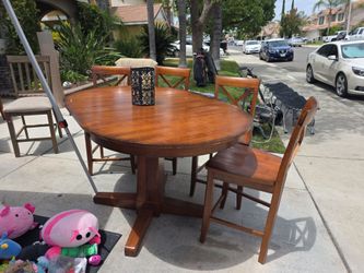 Dining table with chairs