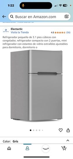 Eléctric 3.1 Cu.Ft Small Fridge With Freezer New