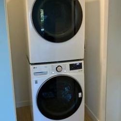 LG Stackable Washer and Dryer - Like New