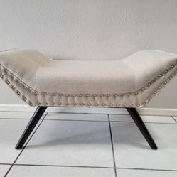 Fabric Ottoman Bench
