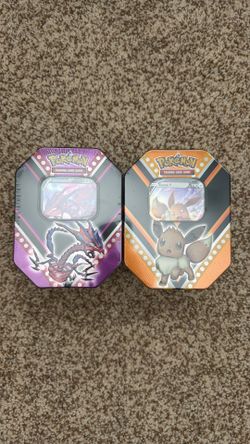 Pokemon 2x V Powers Tins Eternatus and Eevee New Sealed