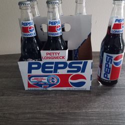 Vintage Richard Petty Pepsi Longneck Six Pack