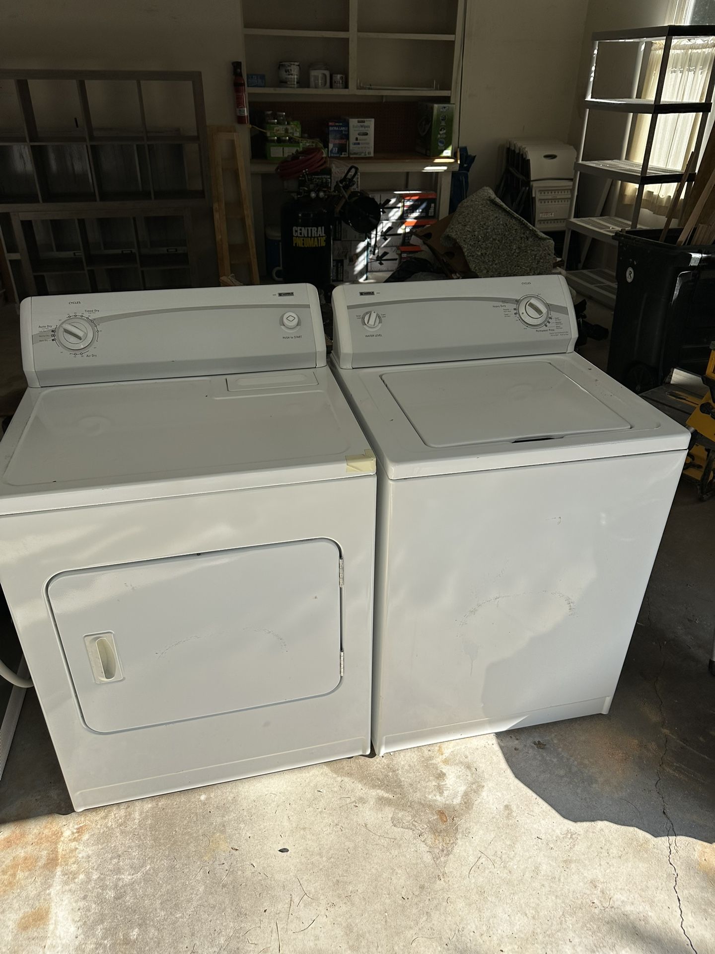 Kenmore Washer and Dryer