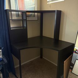 Corner Desk from IKEA (MICKE) in Black / brown