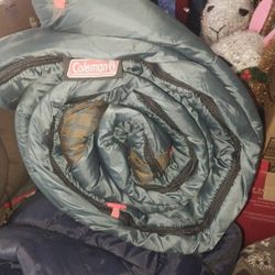 Coleman Single Person Sleeping Bags 3 Available 