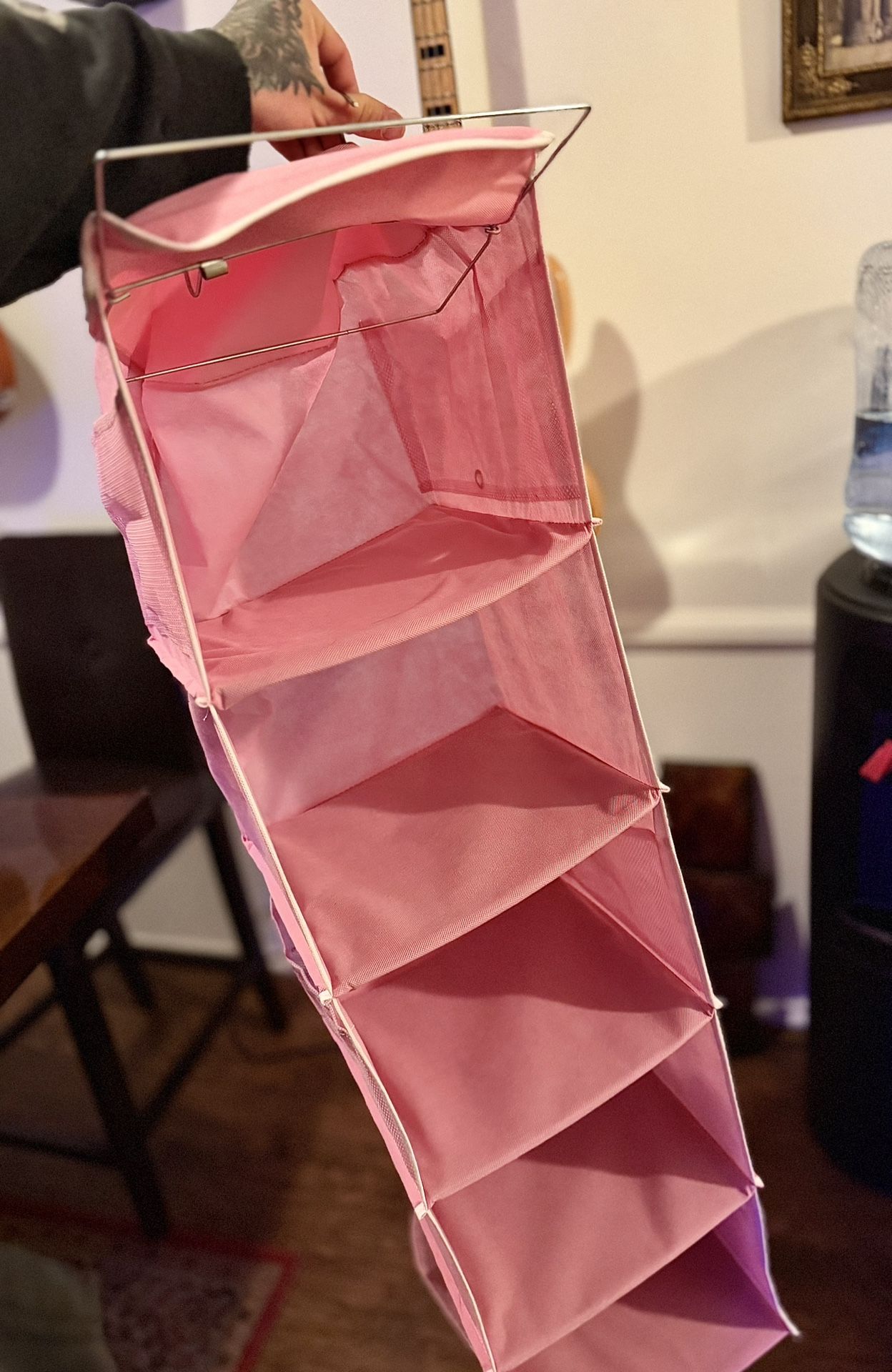 Nice π !! Pink Hanging Shelves / Shoe Rack !