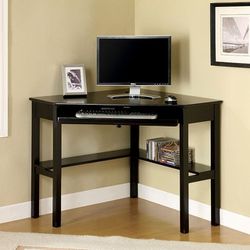 Brand New Black Corner Desk