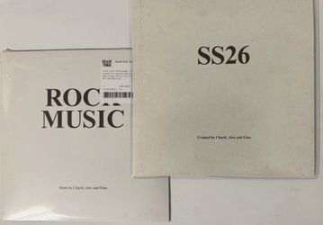 Charli XCX SS26 & Rock Music Vinyl 7” Rare