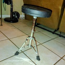 Padded 9" Round Adjustable Kids Drum Stool Throne