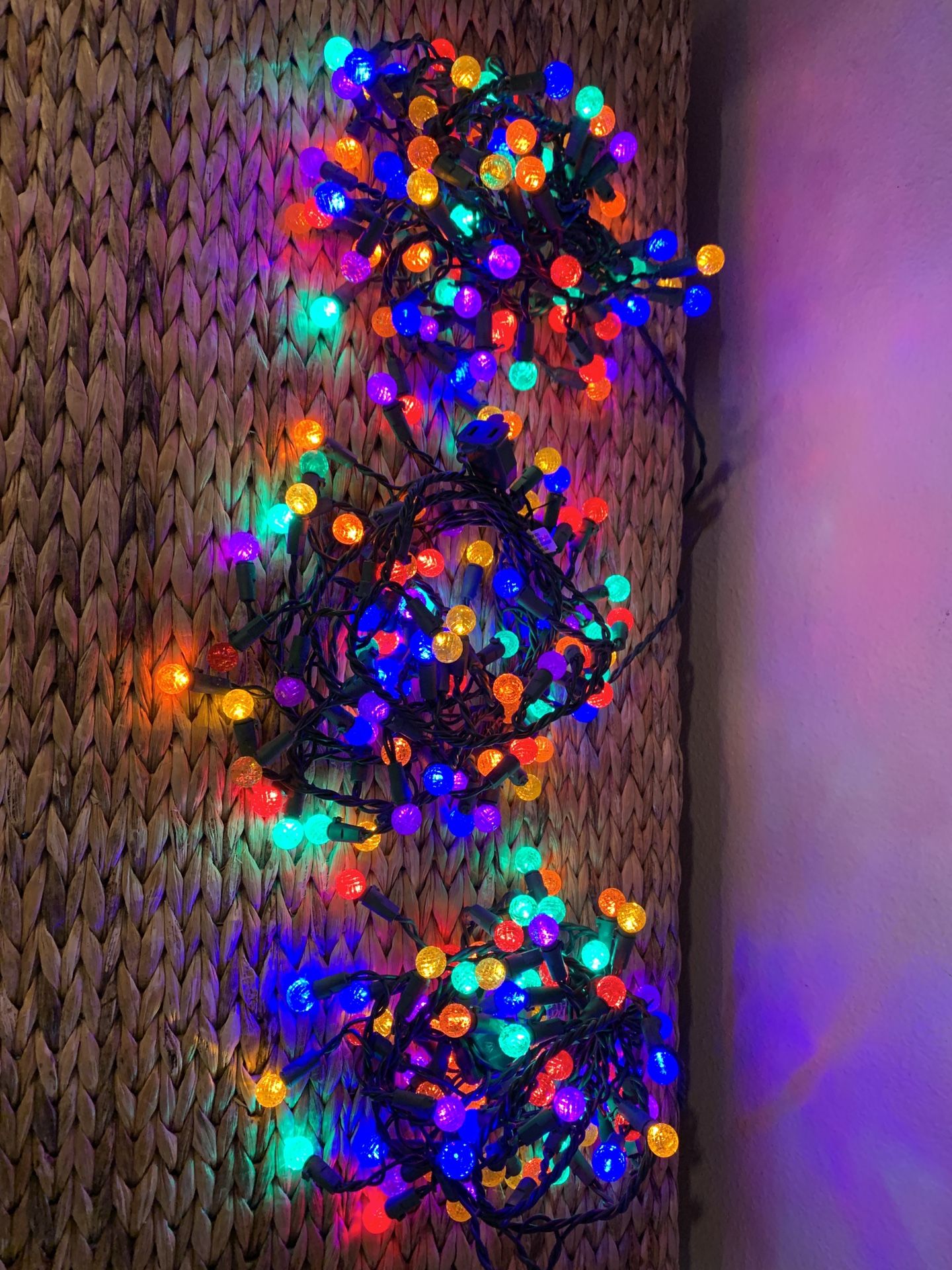 3 stings of Multi-colored lights - home decorations - Simi Valley