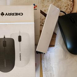 New Cherry USB Wired Mouse for PC Mac Laptop Desktop Computer Windows MacOS Macbook Surface Notebook