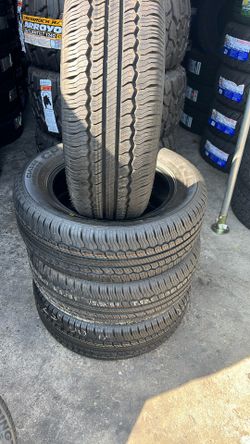 set Of 4 Tire 235/60/17 Installed And Balanced Ya Instaladas Y Valacidas Las 4