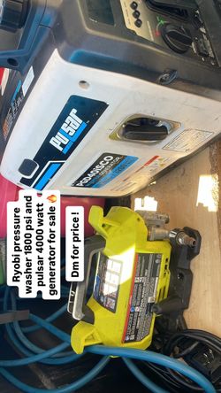 Generator & Pressure Washer