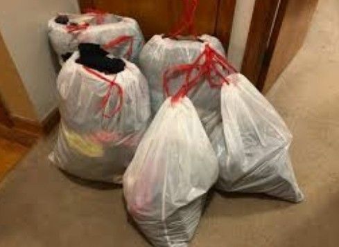 6 Bags full of Shoes and Clothes .All for 70$