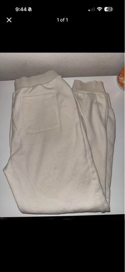 Cream Jogger Sweatpants