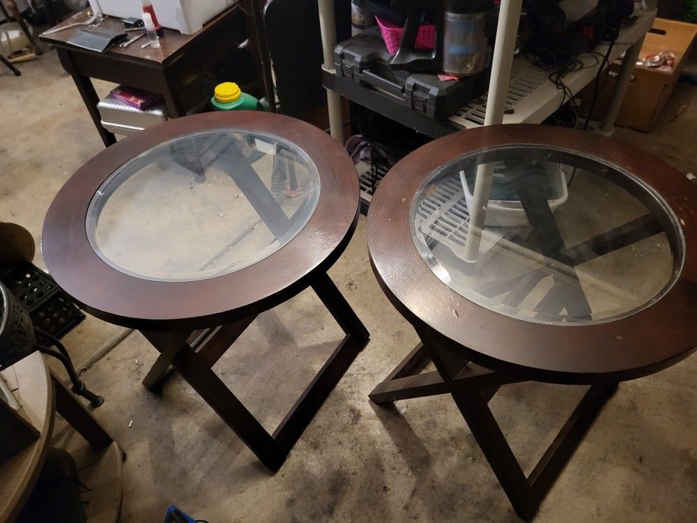 Glass END Table