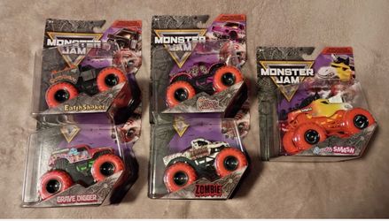 Spooky edition monster jam trucks