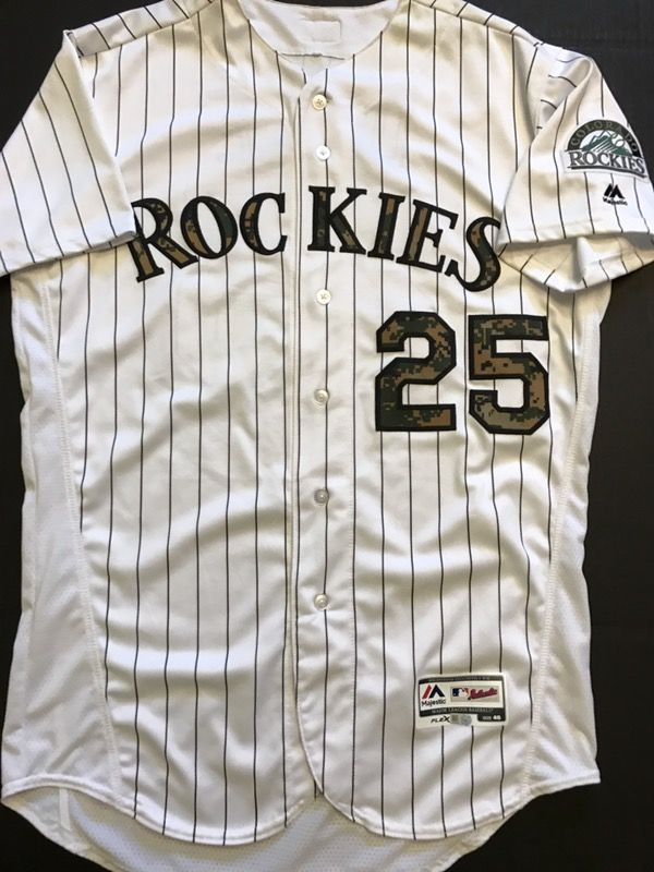 Colorado Rockies MEMORIAL DAY Game Worn Jersey