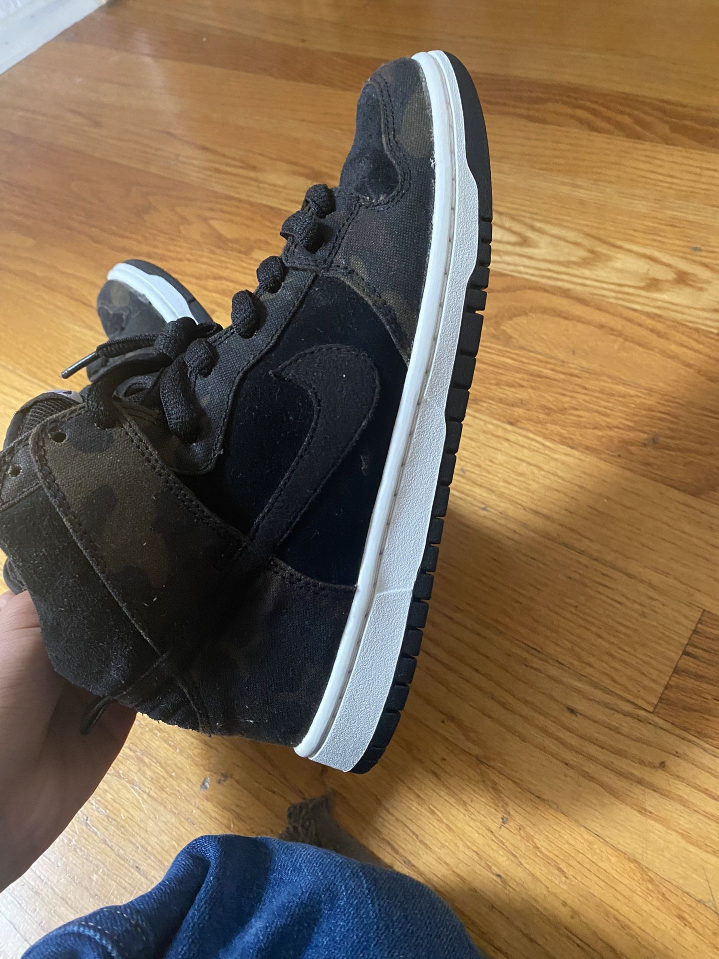 nike sb dunk high iguana camo