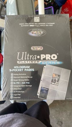 Ultra pro platinum series 9 pocket pages $15
