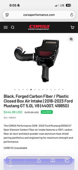 Corsa intake