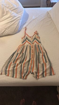 Sun dress with stripes, cute