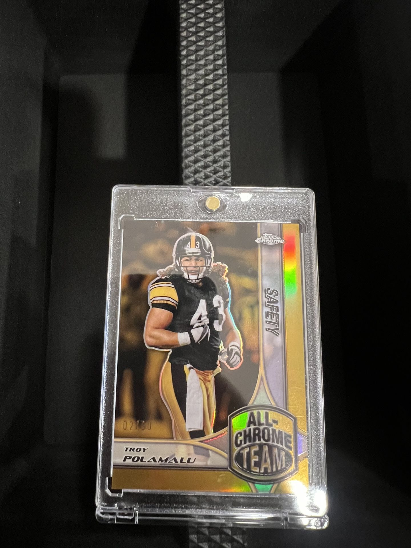 Troy Polamalu All Team Chrome /50 Refractor