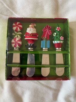 New Pier One Christmas spreader set