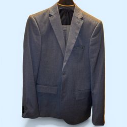H&M Mid Steel Blue Suit
