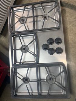 Stainless Steel 5-Burner Gas Cooktop