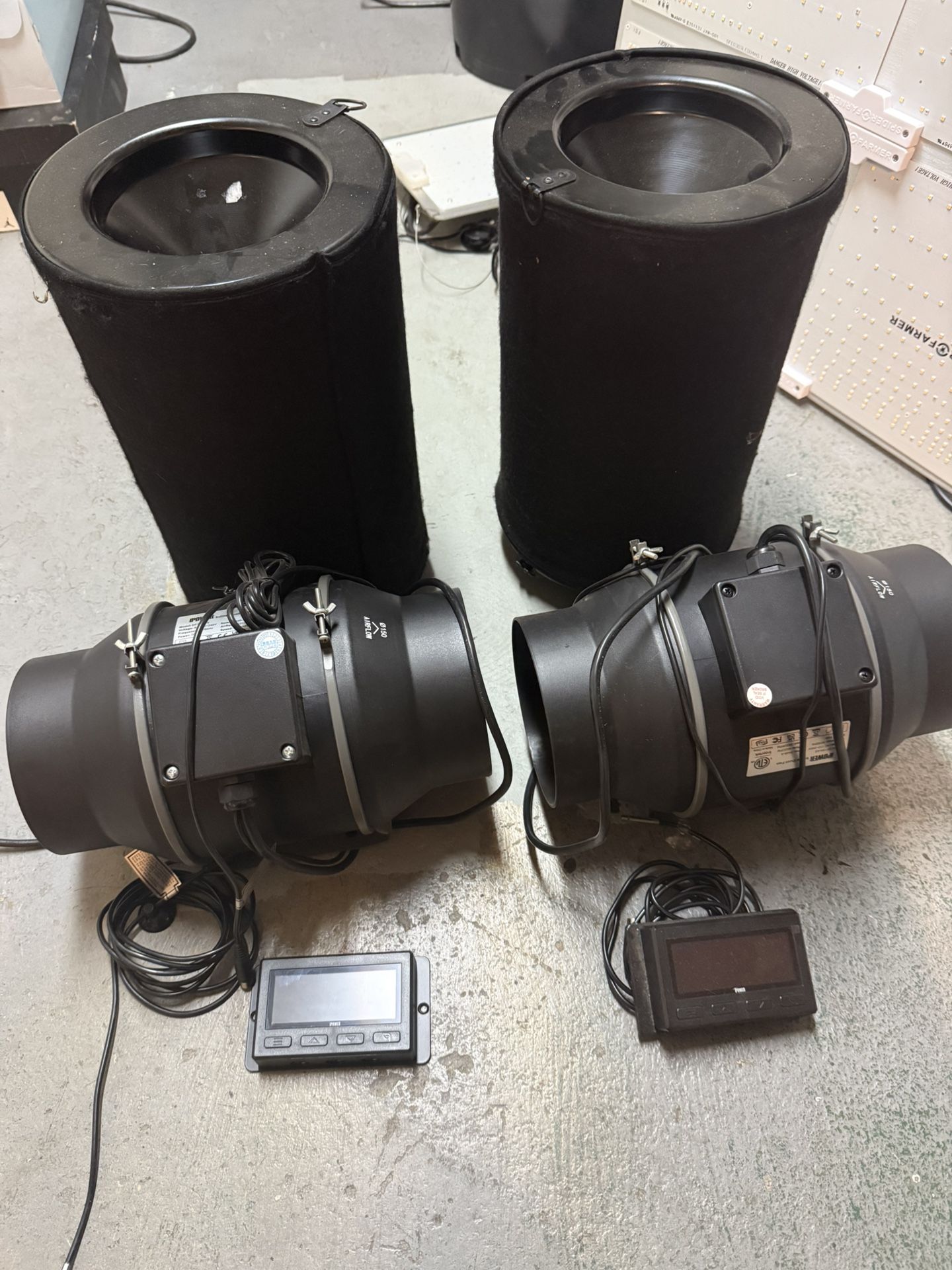 Charcoal Inline Fans Exhaust