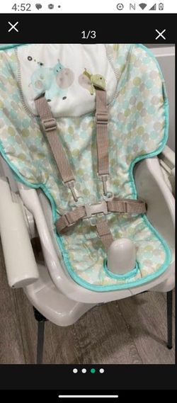 High chair booster seat