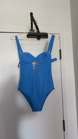 Valimare Paris Lace-Up Balconette One-Piece Swimsuit