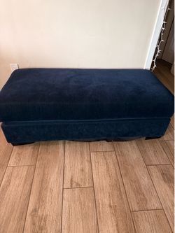 Blue 3 piece sofa set