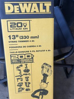 Dewalt 20v String Trimmer Whit Battery 4.0 And Charger