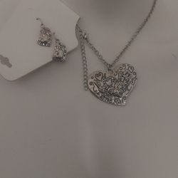 Silver Heart Set