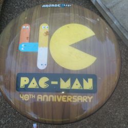 Pac Man 40th Anniversary Bar Stiol