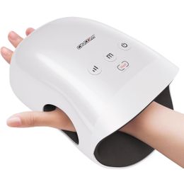 CINCOM Hand Massager - Cordless Hand Massager with Heat and Compression for Arthritis and Carpal Tunnel(FSA or HSA Eligible) (White)