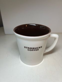 Starbucks 2009 Cream Brown Bone China Mug