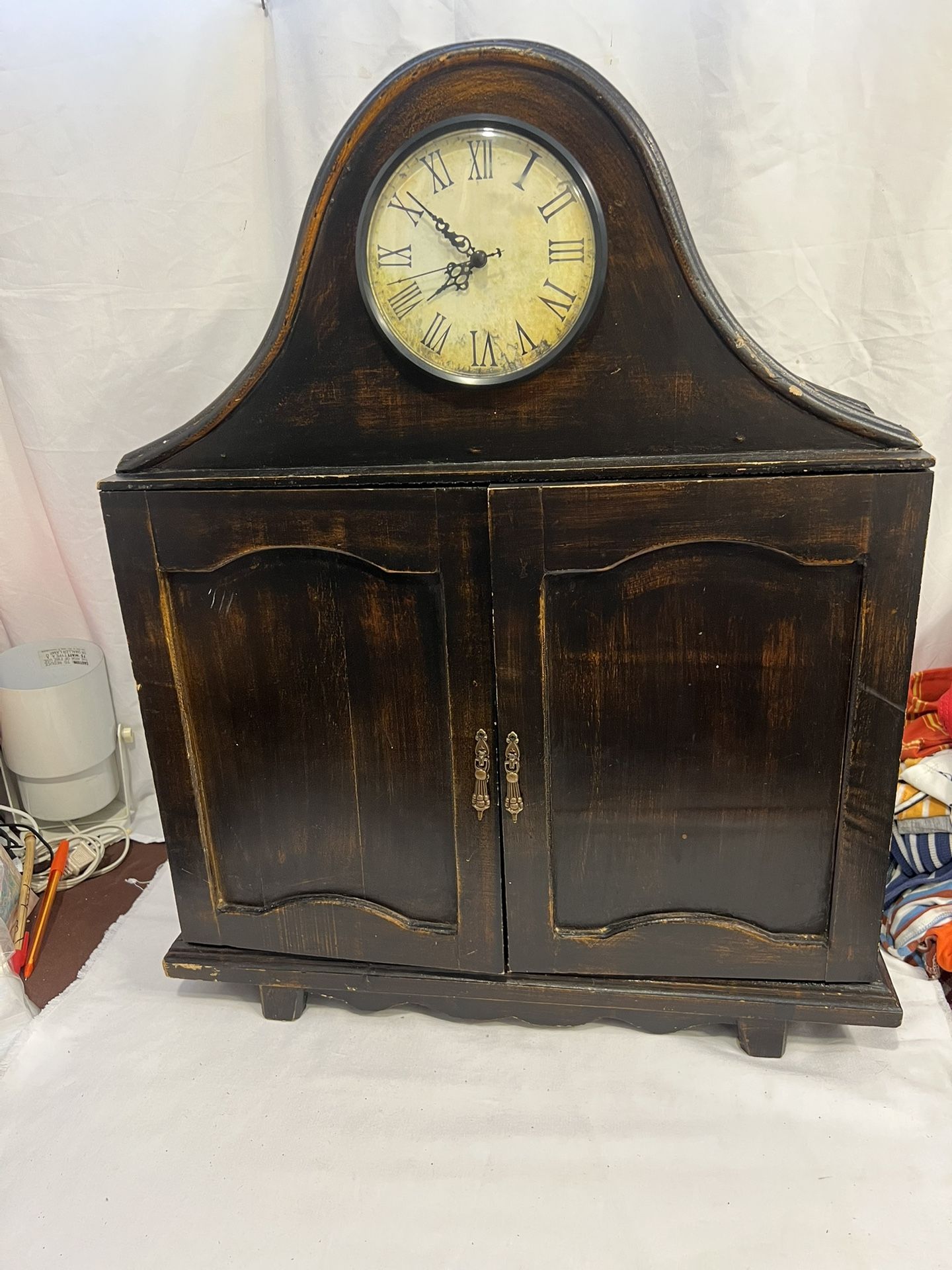 Antique - Style, Wooden Jewelry Box 24 1/2”x 19”x 6”