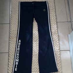 navy blue Abercrombie track pants size S $5